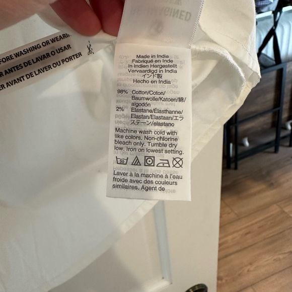 J. Crew Long Sleeve Ruffle Neck Top  - Size Small - Picture 3 of 3